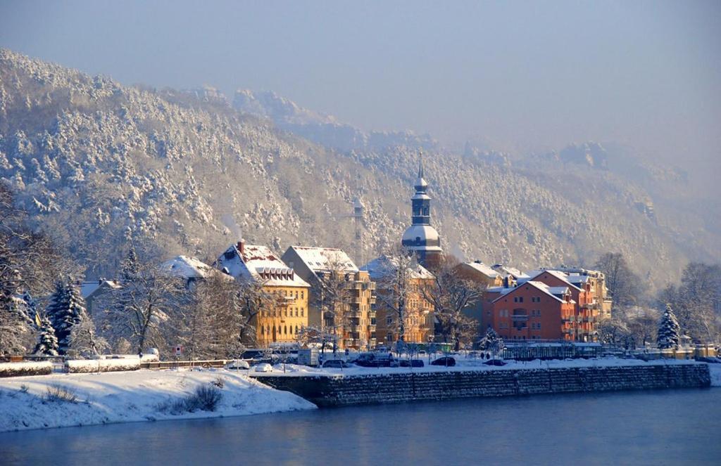 Klostrmanka - Decin, Letna Apartment ภายนอก รูปภาพ
